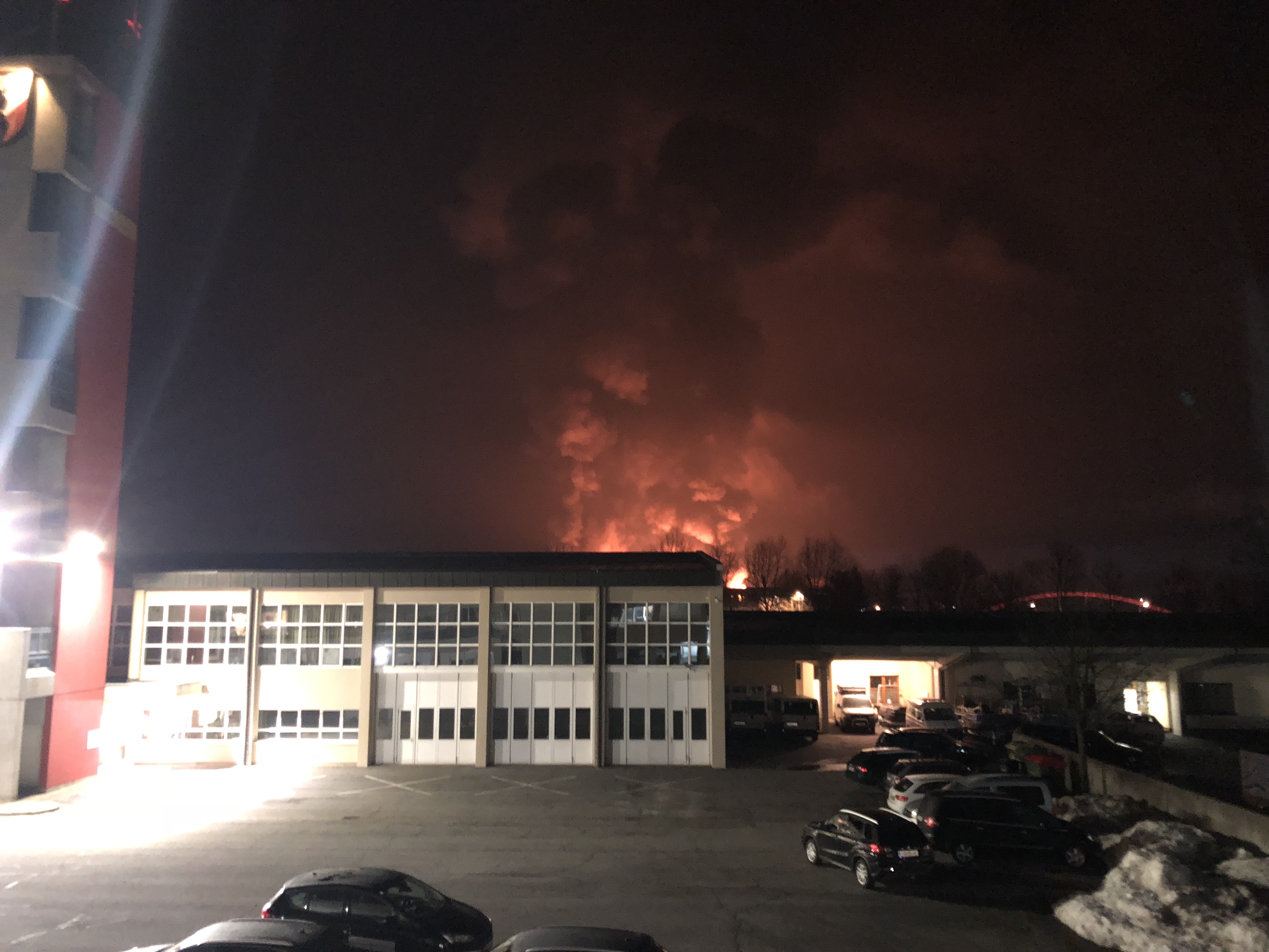 Blick von der Hauptfeuerwache Villach Blick von der Hauptfeuerwache Villach