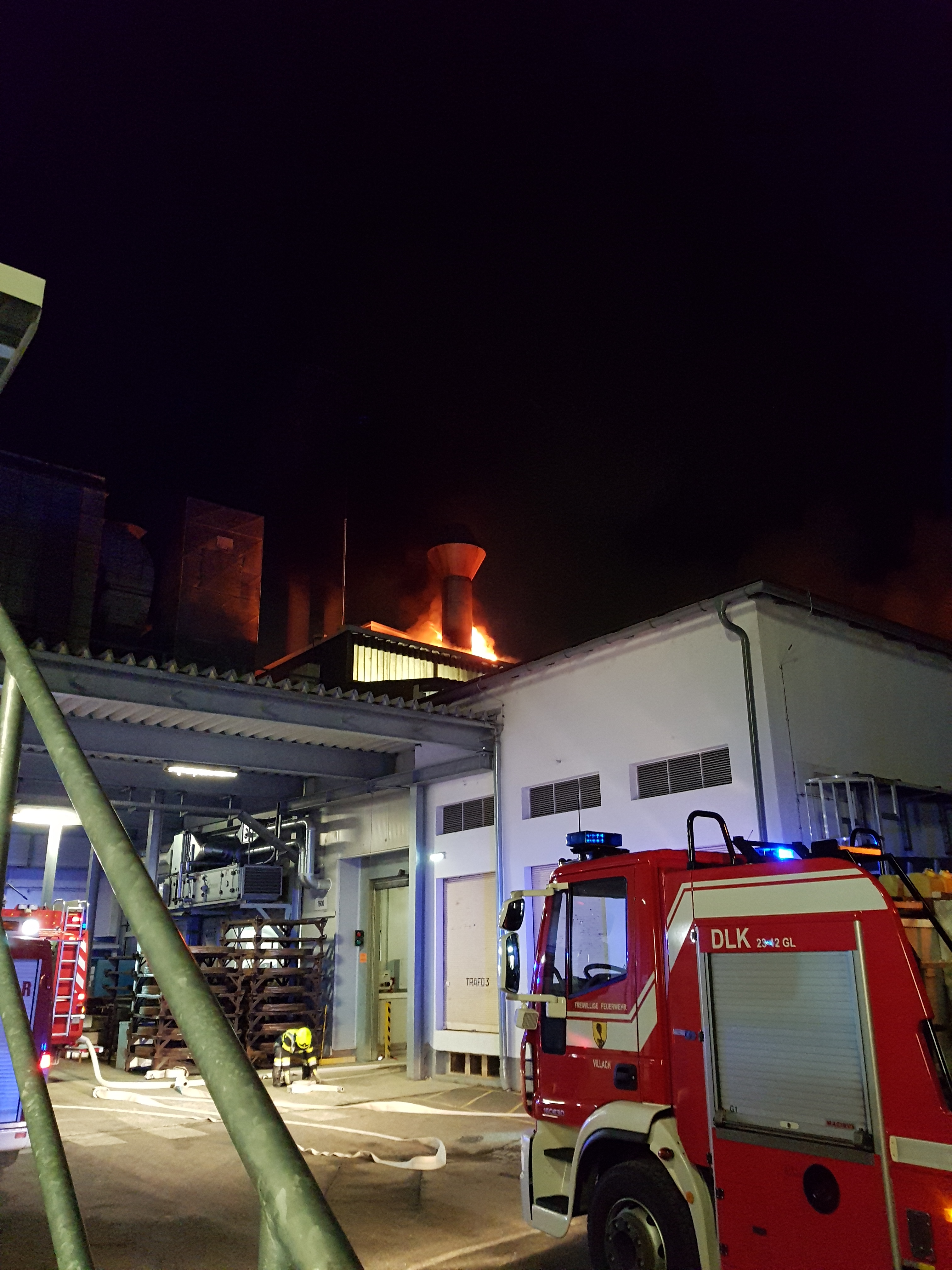 Großbrand Fa. 3M Villach 2
