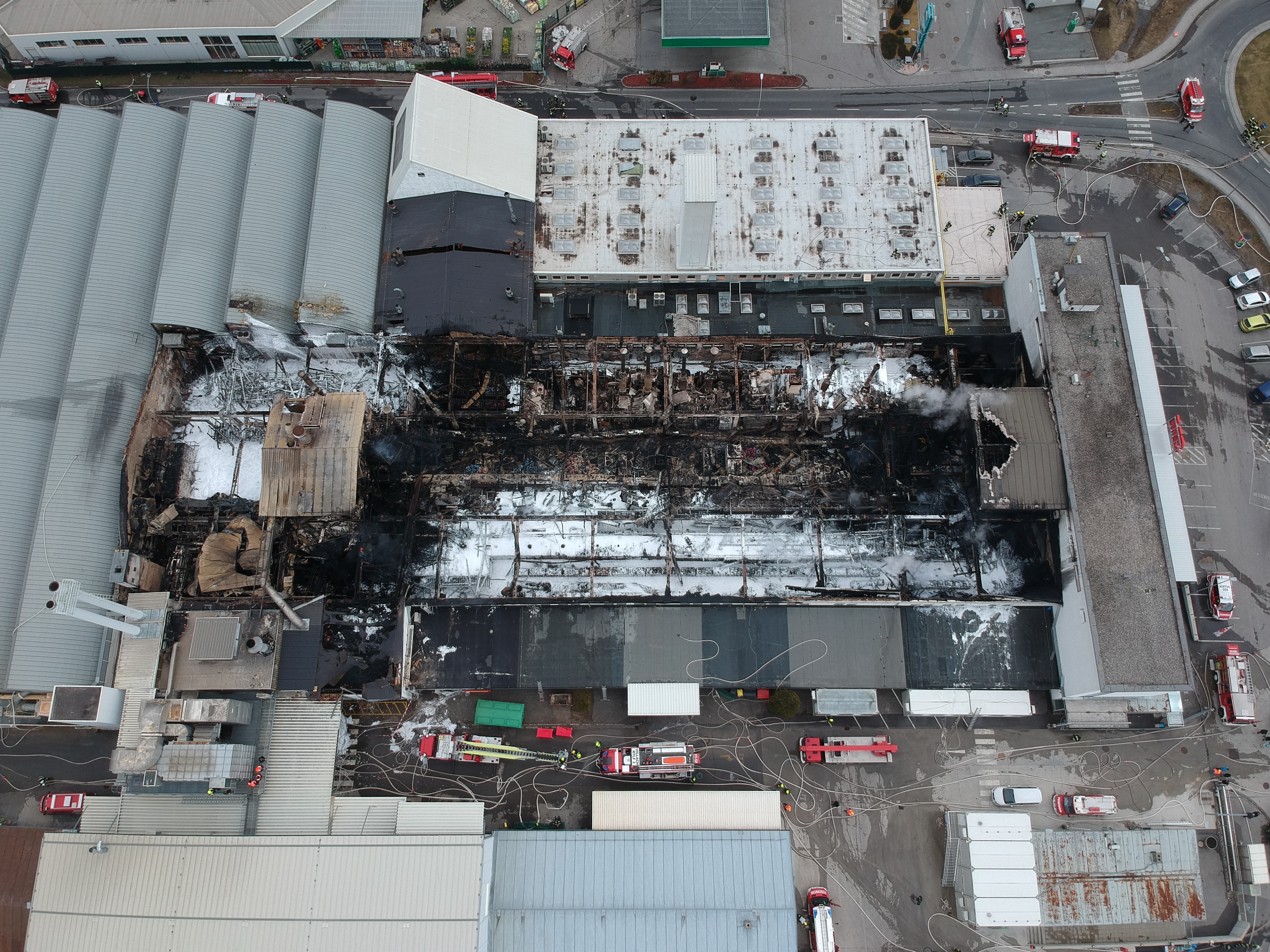 Großbrand Fa. 3M Villach 4