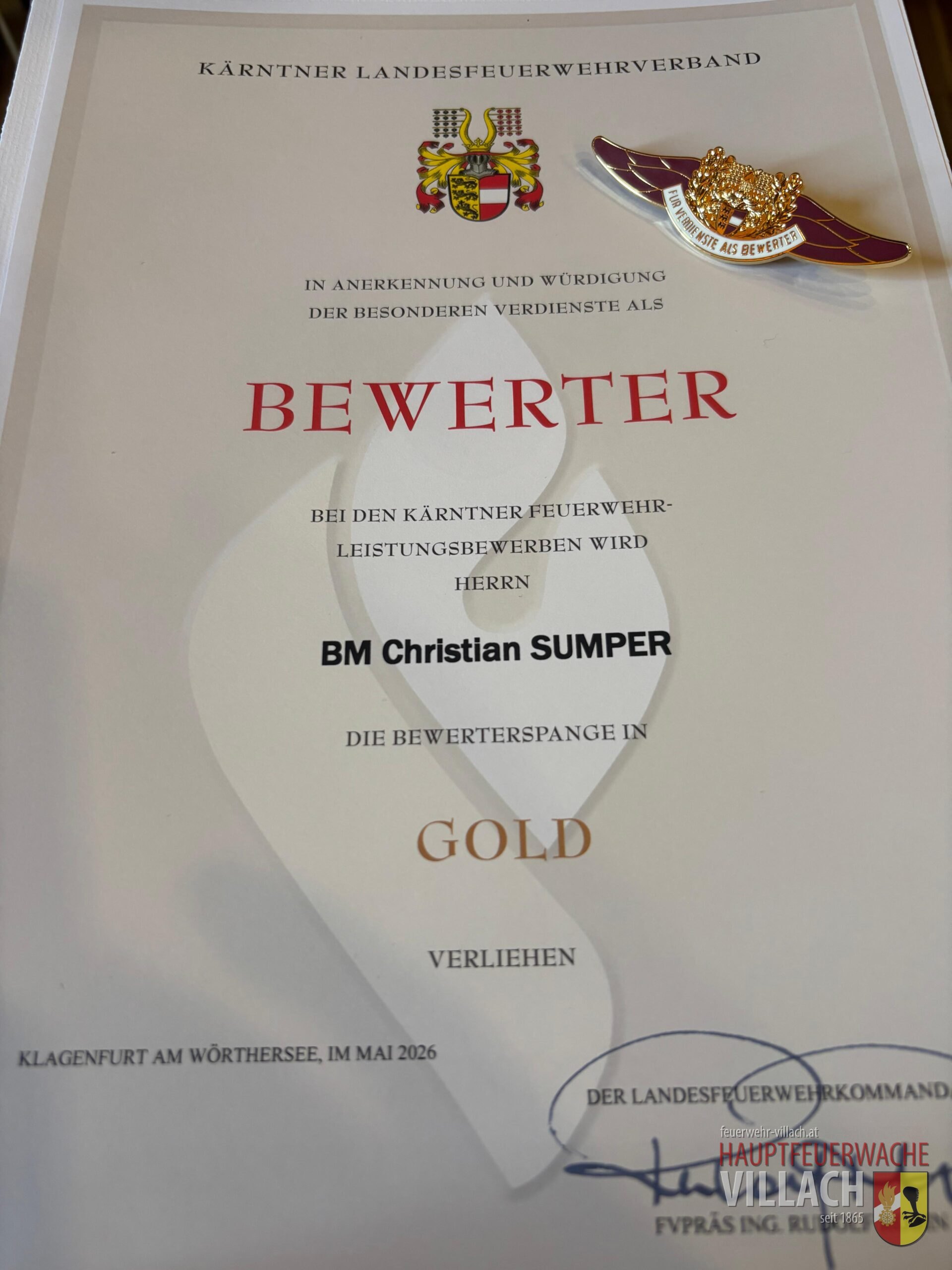Ehrung unserer Feuerwehrfunktionäre 🚒