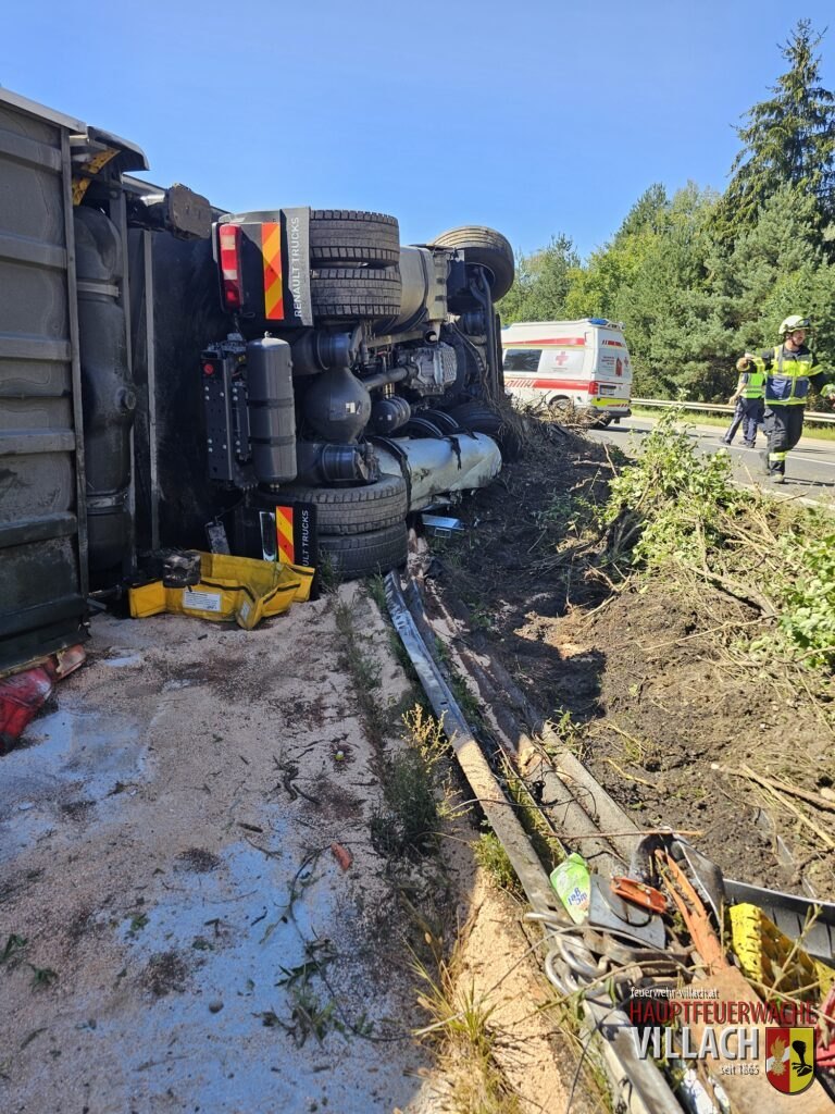 Beschädigter Dieseltank und gebundene Betriebsmittel – HFW Villach