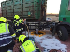 Dieselaustritt LKW