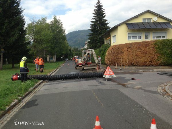 Gausaustritt in Villach fordert Feuerwehreinsatz (Bild 3)