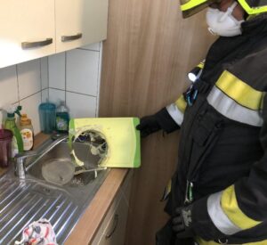 Küchenbrand verhindert