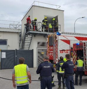 Brand einer Elektroanlage in einem Industriebetrieb