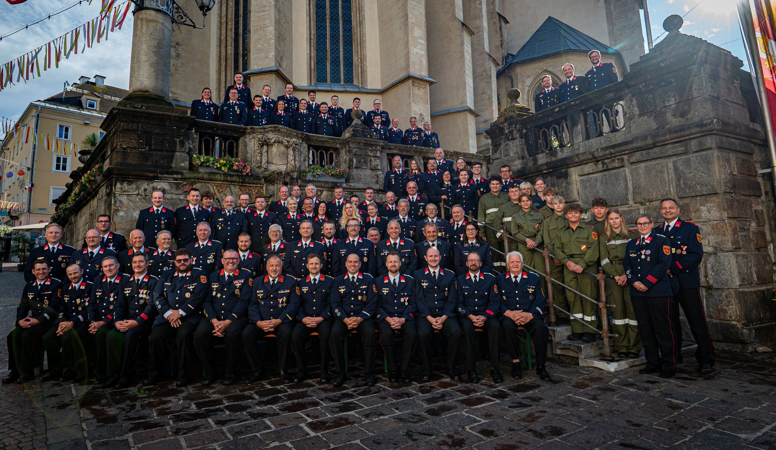 Mannschaft der Hauptfeuerwache Villach 2025