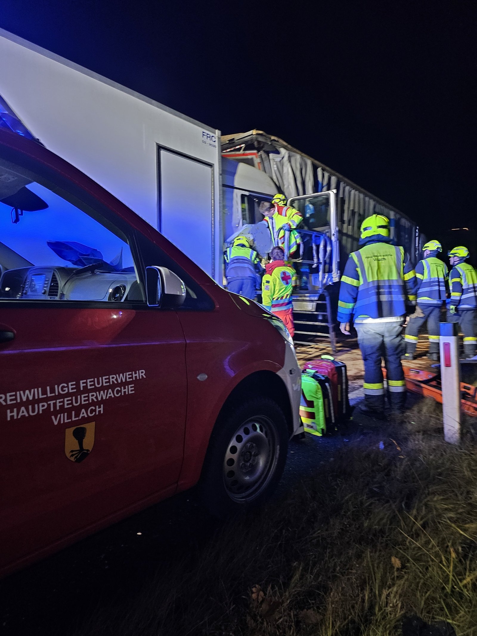 Verkehrsunfall auf der A10