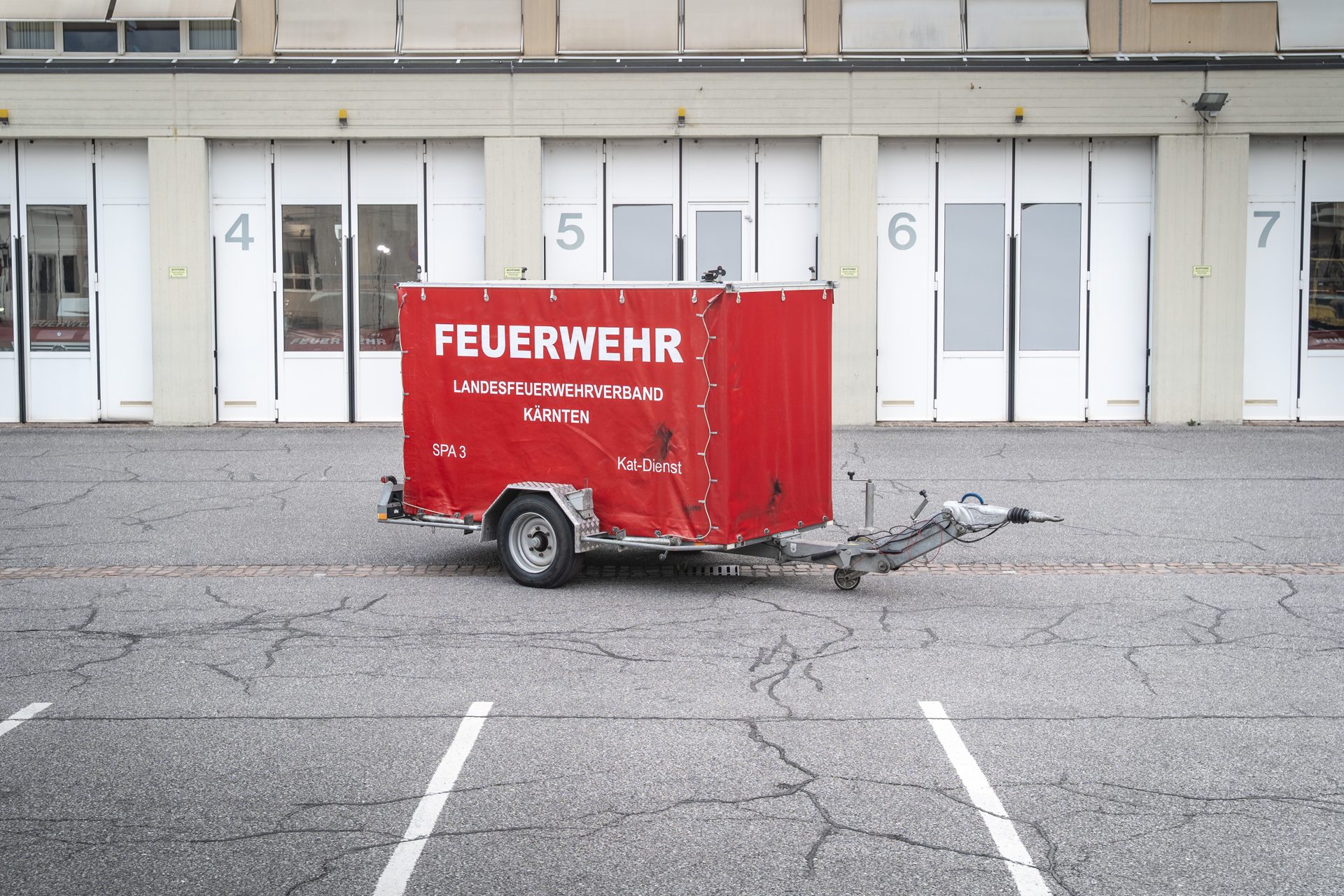 Schwerer Pumpenanhänger