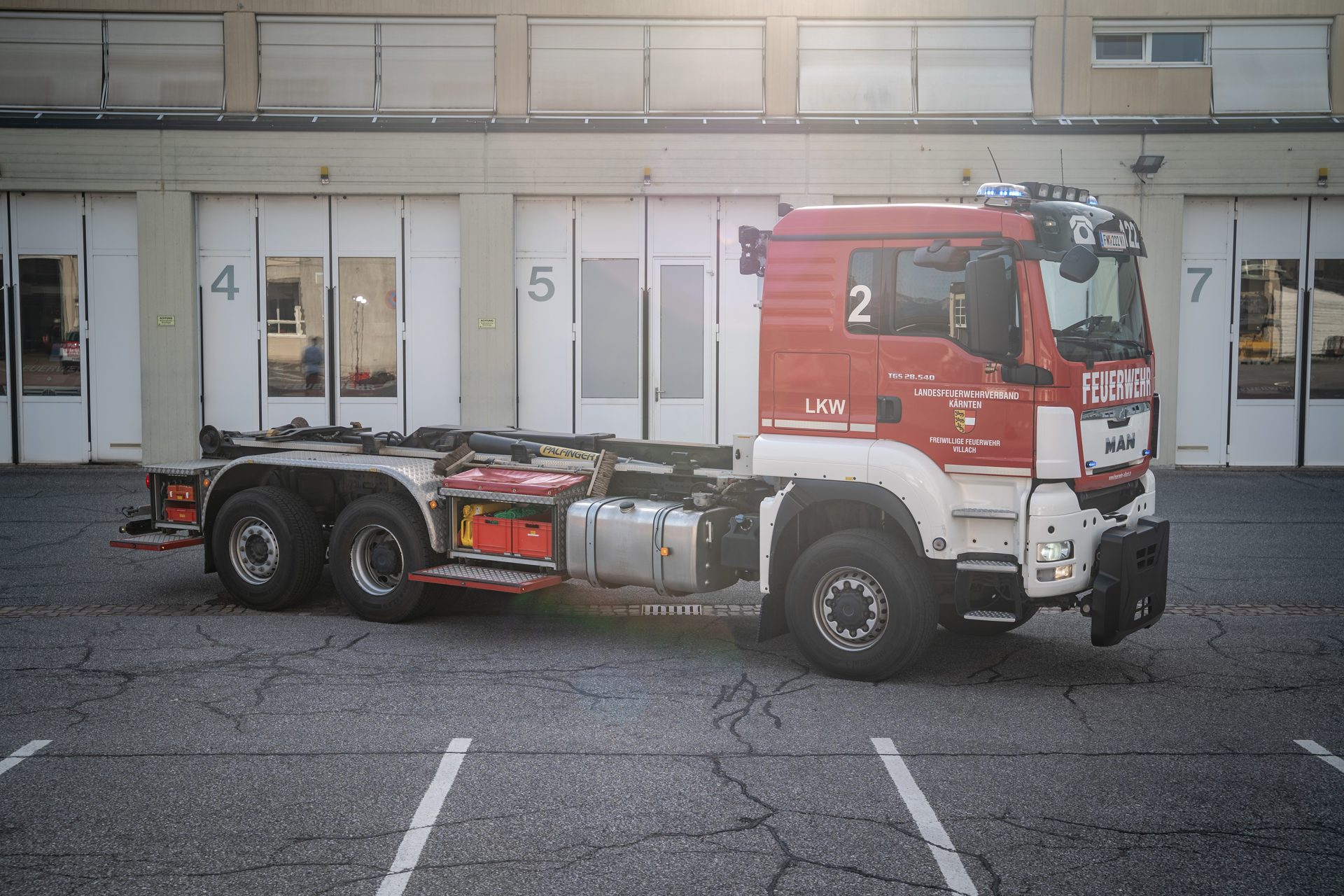 Wechselladefahrzeug LKW 2