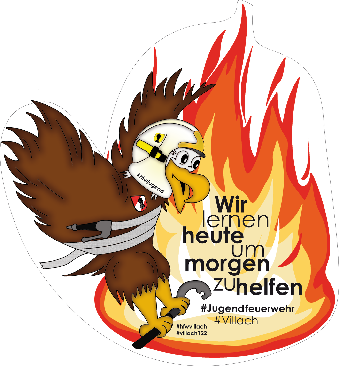 Unser Adler – Maskottchen der Feuerwehrjugend Villach